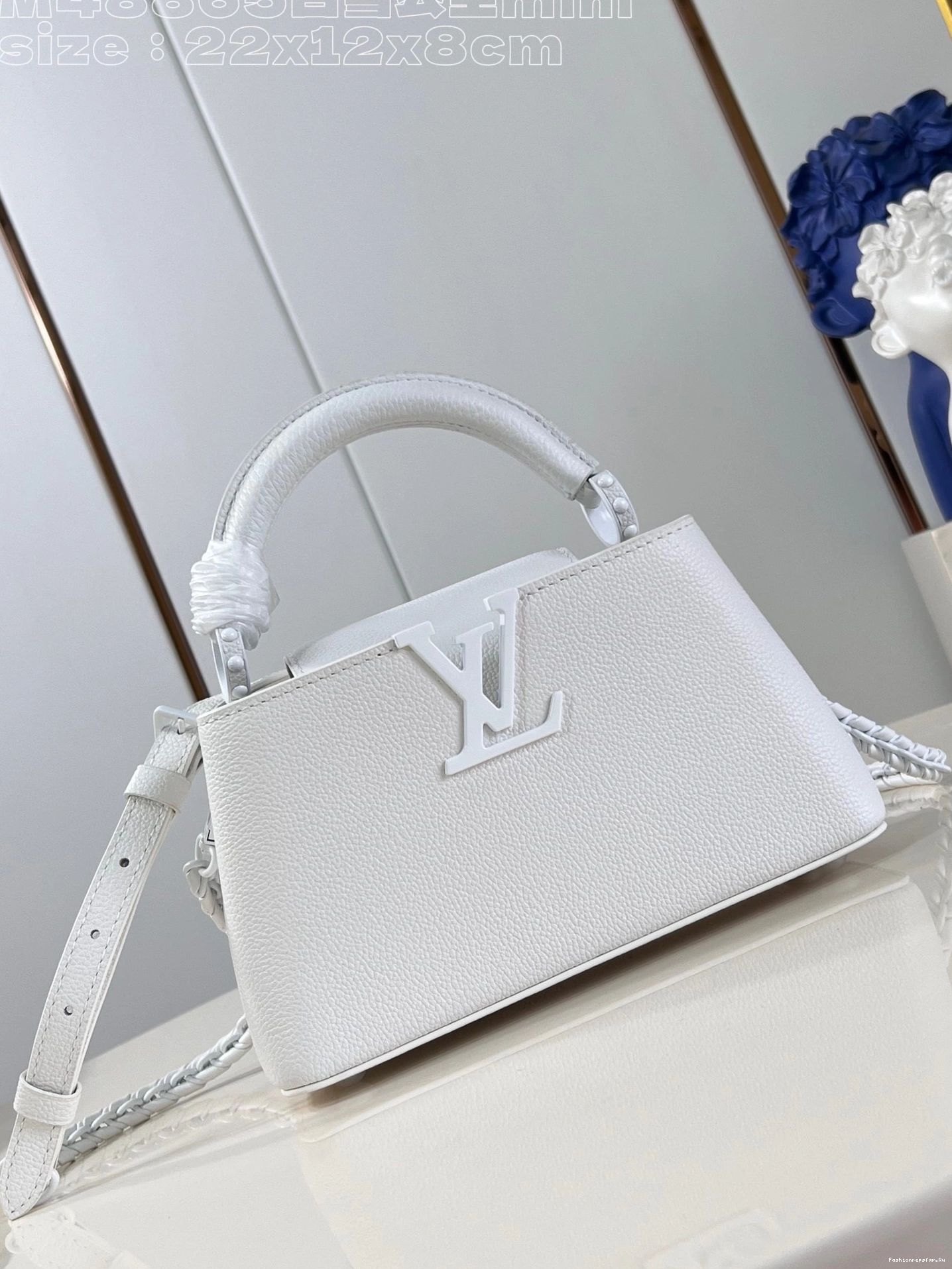 FS CHEAP CAPUCINES VUITTON MINI-22*12*8CM LOUIS 0801